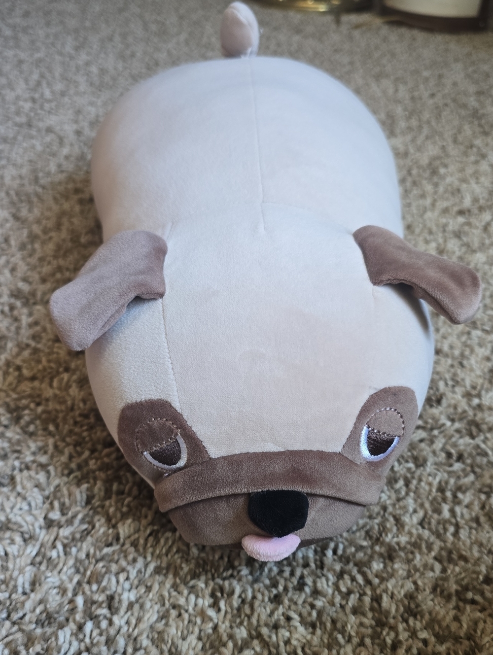 Weighted Pug Dog Plush